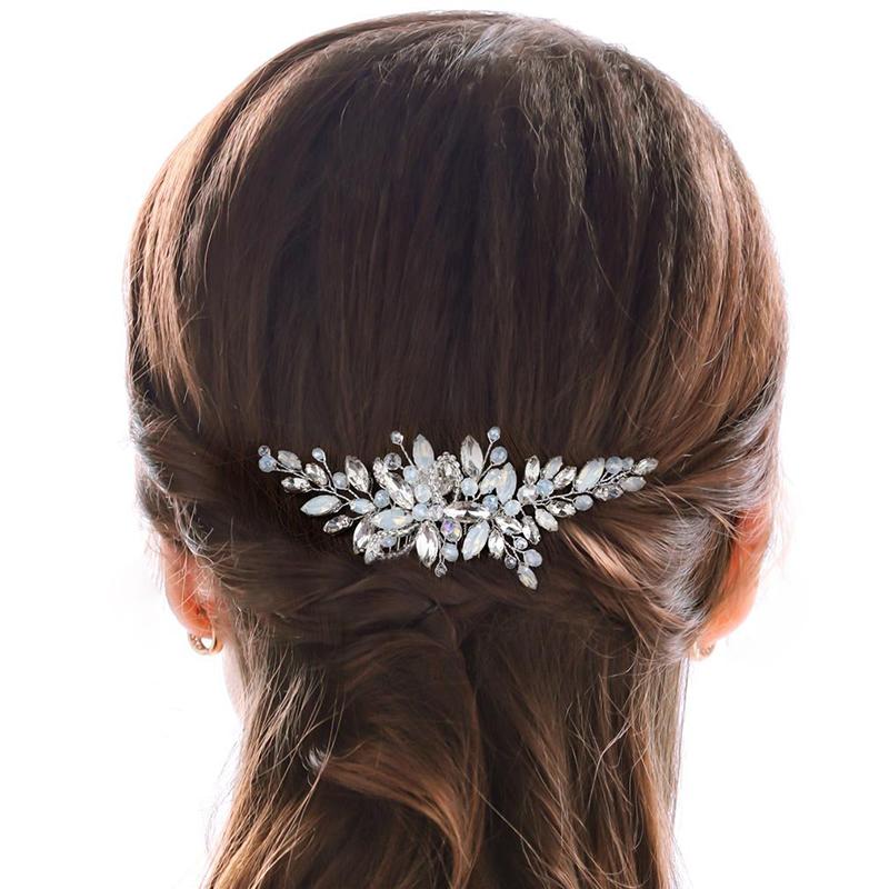 Hair Clips & Barrettes Elegant Wedding Combs For Bridal Crystal Rhinestones Pearls Headwear Women Pins Headpiece Accessories, Golden;silver
Hair Clips & Barrettes Elegant Wedding Combs For Bridal Crystal Rhinestones Pearls Headwear Women Pins Headpiece Accessories, Golden;silver
