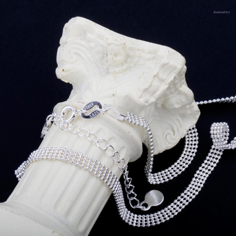 Chains 100% Original Pure 925 Silver Necklace For Women Plain Chain Neck Collar Thick Braided Round Bead Naked Party Jewelry
Chains 100% Original Pure 925 Silver Necklace For Women Plain Chain Neck Collar Thick Braided Round Bead Naked Party Jewelry