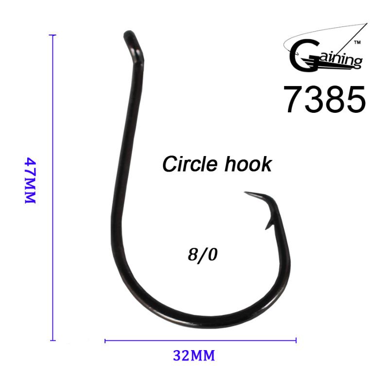 50pcs 8/0 High Carbon Stainless Steel Chemically Sharpened Octopus Circle Ocean Fishing Hooks 7385 Fish Hook
50pcs 8/0 High Carbon Stainless Steel Chemically Sharpened Octopus Circle Ocean Fishing Hooks 7385 Fish Hook