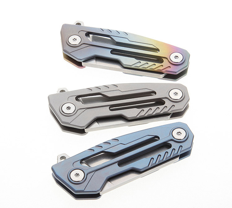 tc4 titanium alloy handle smooth opening folding knife
tc4 titanium alloy handle smooth opening folding knife