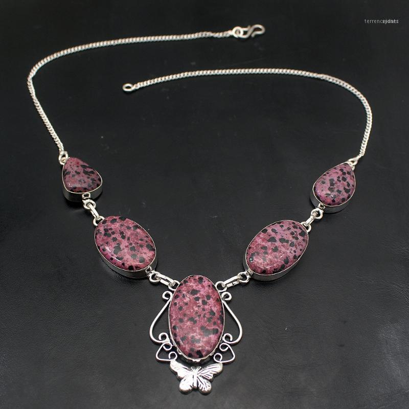 Chains Fashion Unique Natural Dalmatian Jasper925 Sterling Silver Color Pendant Necklace Women Jewelry 20 Inch H3001
Chains Fashion Unique Natural Dalmatian Jasper925 Sterling Silver Color Pendant Necklace Women Jewelry 20 Inch H3001