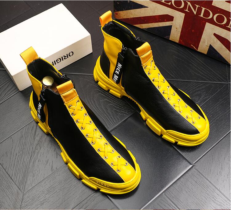 2021 Brand Men's Leather Shoes Korean Trend Comfortable Loafer Men Shoes British Fashion Men Sneakers New Moccasins