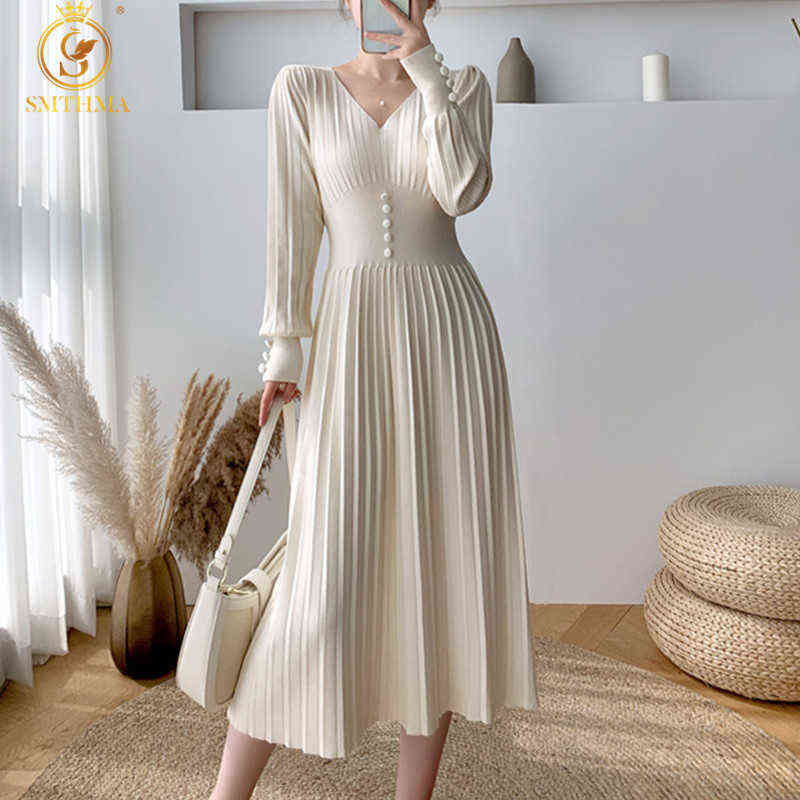 HMA 2021 New Autumn Winter Knit Long Dress Women Casual Sexy V-Neck Slim Sweater Dresses Robe Office Lady Clothing G1120, Picture color
HMA 2021 New Autumn Winter Knit Long Dress Women Casual Sexy V-Neck Slim Sweater Dresses Robe Office Lady Clothing G1120, Picture color