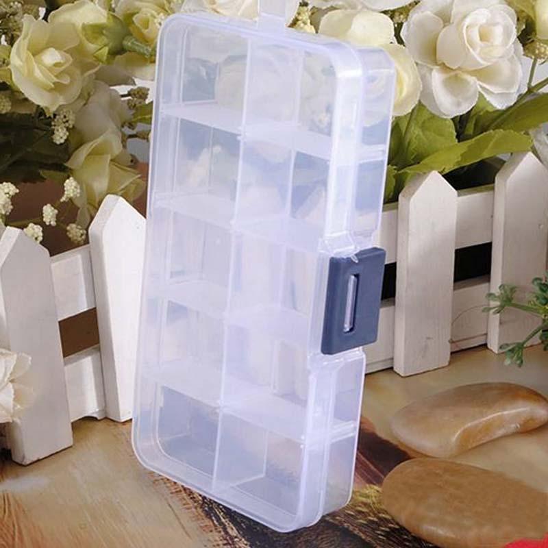 Storage Boxes & Bins 10/15 Grids Adjustable Transparent Plastic Box For Small Component Jewelry Tool Bead Pills Organizer Trinket, 10 grids
Storage Boxes & Bins 10/15 Grids Adjustable Transparent Plastic Box For Small Component Jewelry Tool Bead Pills Organizer Trinket, 10 grids
