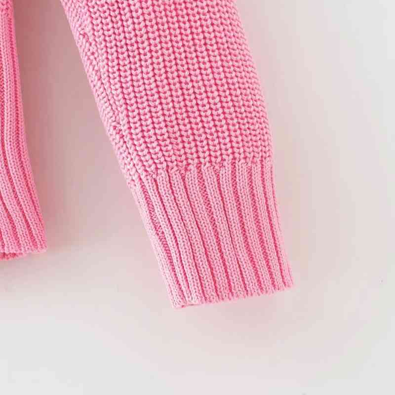 women sweet pink knitted sweaters fashion ladies elegant short sweater vintage female cute knitwear girls chic tops 210430