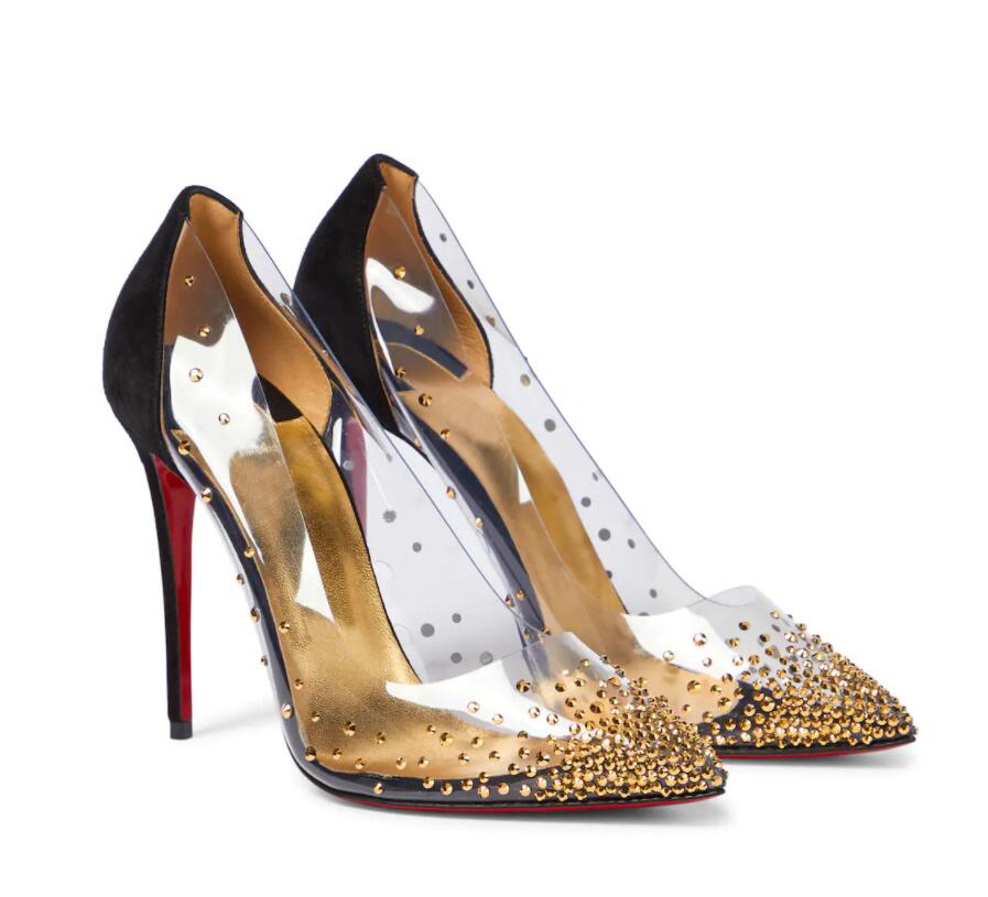 Exclusive to Mytheresa Dress Shoes Degrastrass Pvc 100 Clear Courtisane Glitter Stiletto Heel Pumps Women's Strass Elegant High Heels Party Wedding Lady Walking
Exclusive to Mytheresa Dress Shoes Degrastrass Pvc 100 Clear Courtisane Glitter Stiletto Heel Pumps Women's Strass Elegant High Heels Party Wedding Lady Walking