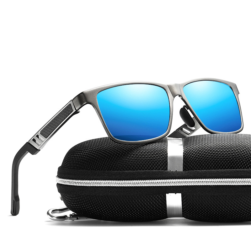 Men Polarized Sunglasses HD Aluminum Magnesium Brand Outdoor Sports Driving Fishing 57MM Glasses Goggles oculos de sol Mirror With Original Box