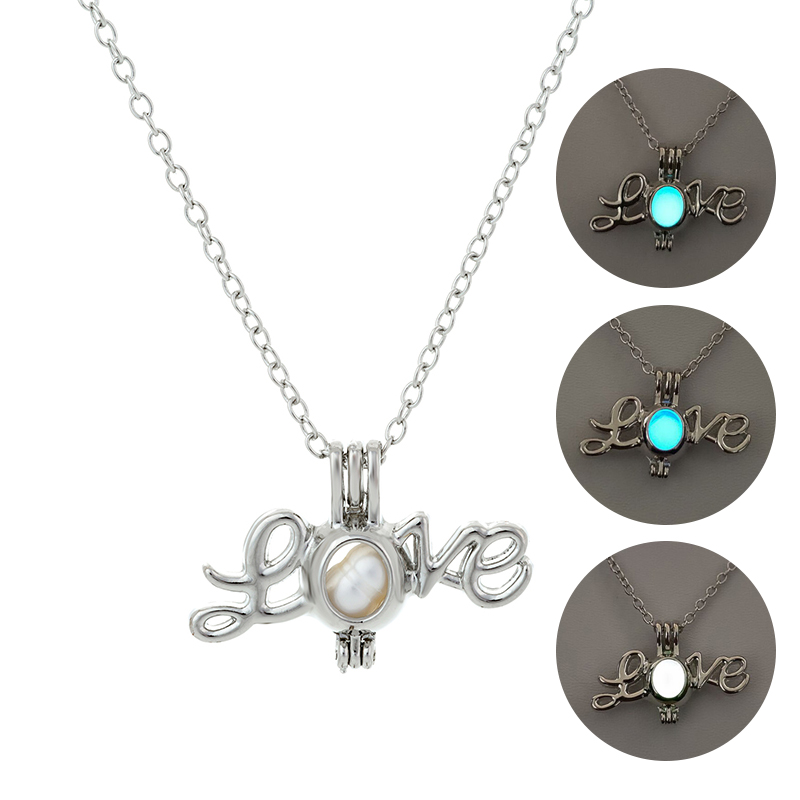 Luminous Letter Necklace Women Love Pendant Necklace Glow in the Dark Stone Necklaces
Luminous Letter Necklace Women Love Pendant Necklace Glow in the Dark Stone Necklaces