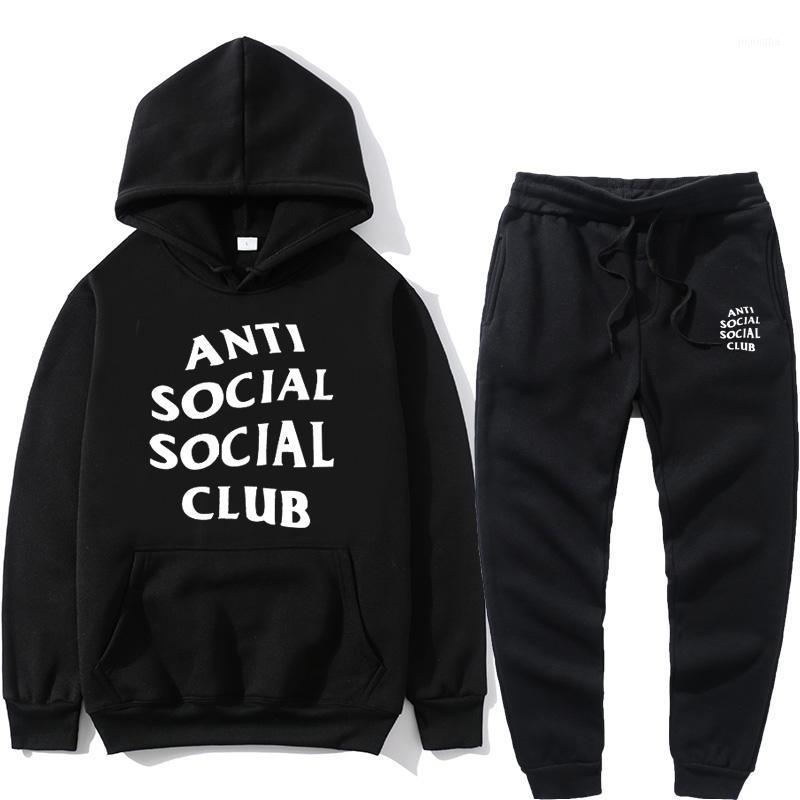 Men' Tracksuits ANTISOCIALSOCIALCLUB Brand Clothing Suit Two-piece Casual Sweatshirt Cotton Sportswear Hoodie + Pants Sports Shirt A, White
Men' Tracksuits ANTISOCIALSOCIALCLUB Brand Clothing Suit Two-piece Casual Sweatshirt Cotton Sportswear Hoodie + Pants Sports Shirt A, White