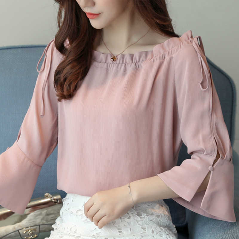 Womens Tops And Blouses Flare Sleeve Blouse Women Off Shoulder Top Fashion Owman Blouses Slash Neck Chiffon Blouse C870 210602, Khaki
Womens Tops And Blouses Flare Sleeve Blouse Women Off Shoulder Top Fashion Owman Blouses Slash Neck Chiffon Blouse C870 210602, Khaki