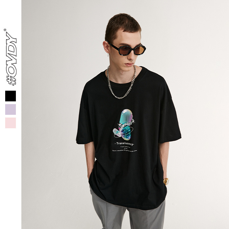 wxwovdy men's fashion brand in spring and summer, White;black 
wxwovdy men's fashion brand in spring and summer, White;black