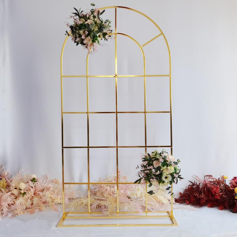Wedding Decoration Fashion Iron Backdrops Balloons Billboard Sign Arch Screen Divider Flower Plinths Pillar Road Lead Frame Stage Party Birthday Backg