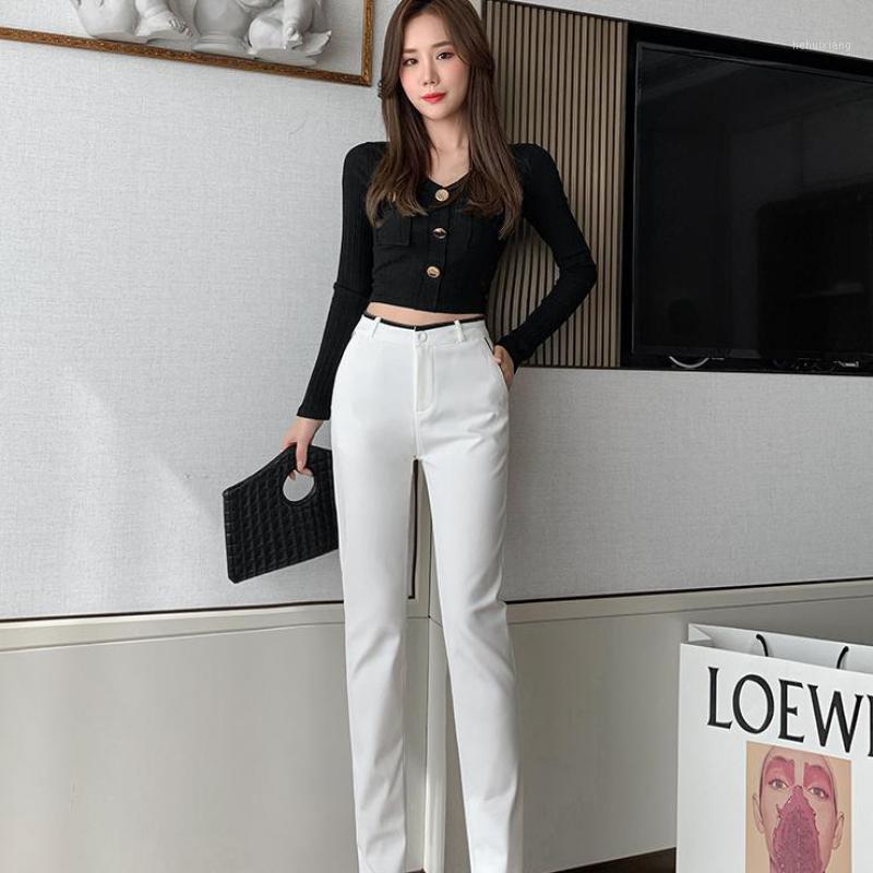 Women' Pants & Capris Brand Designer Women Suit Lady Long Trousers Solid Slim Mid-waist Pencil Formal Female Thin Casual Bottoms, Black
Women' Pants & Capris Brand Designer Women Suit Lady Long Trousers Solid Slim Mid-waist Pencil Formal Female Thin Casual Bottoms, Black