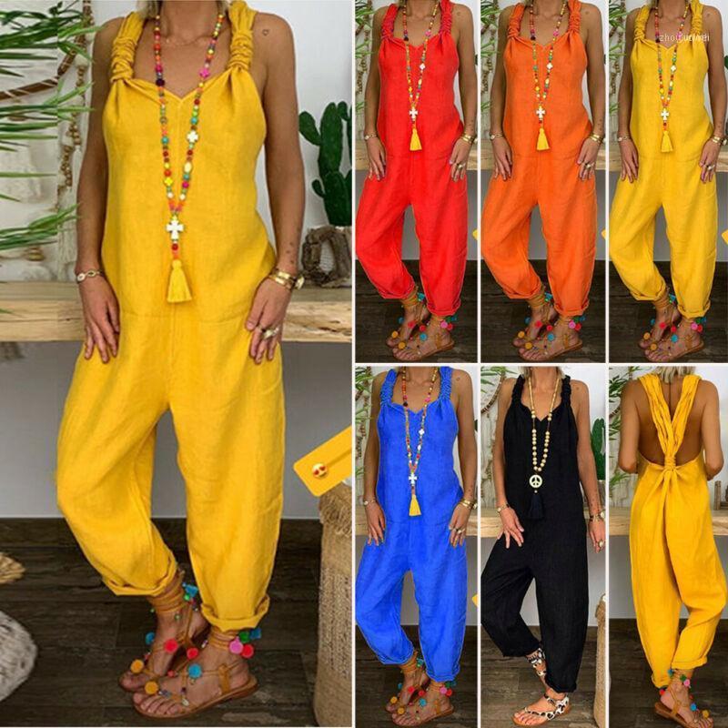Women Summer Casual Sleeveless Jumpsuit Loose Wide Leg Pants Suit Playsuit Size1, Red
Women Summer Casual Sleeveless Jumpsuit Loose Wide Leg Pants Suit Playsuit Size1, Red