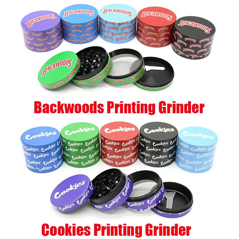 Cookies Backwoods 3D Full Printing Grinder E-cigarette 40mm 50mm 55mm 63mm Tobacco Slicer 4 Layers Herb Smasher Crusher Hand Muler Smoking Accessories
Cookies Backwoods 3D Full Printing Grinder E-cigarette 40mm 50mm 55mm 63mm Tobacco Slicer 4 Layers Herb Smasher Crusher Hand Muler Smoking Accessories