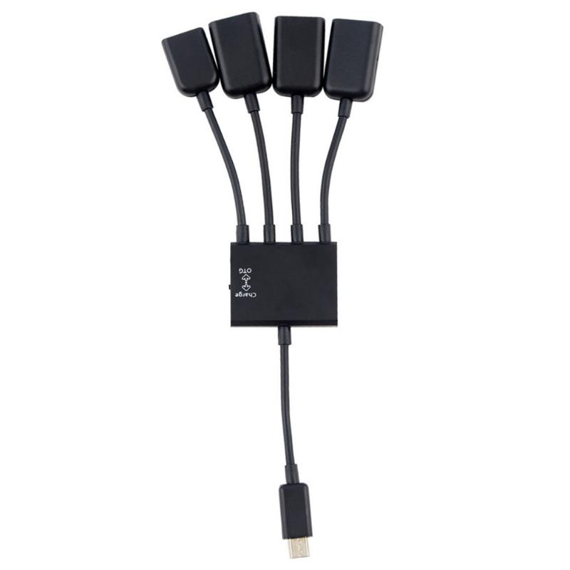 Video Cables & Connectors Useful 4 Port Micro B OTG Hub Cable Connector Spliter For Phone Computer
Video Cables & Connectors Useful 4 Port Micro B OTG Hub Cable Connector Spliter For Phone Computer