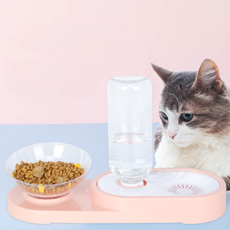 Cat Bowls & Feeders 2-in-1 Bowl Pet Water Dispenser Automatic Dog Feeder Durable Puppy Food Non Slip Drinking Supplies
Cat Bowls & Feeders 2-in-1 Bowl Pet Water Dispenser Automatic Dog Feeder Durable Puppy Food Non Slip Drinking Supplies