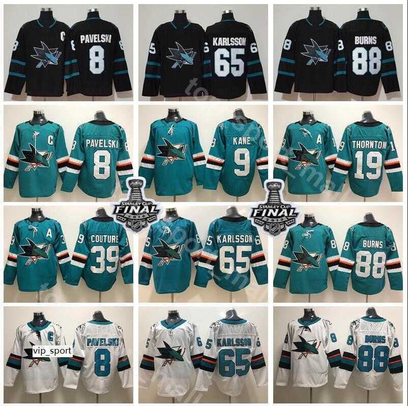 Stanley Cup Final San Jose Sharks Jersey Hockey Joe Pavelski Erik Karlsson Thornton Logan Couture Brent Burns Evander Kane Green Black, Men black final
Stanley Cup Final San Jose Sharks Jersey Hockey Joe Pavelski Erik Karlsson Thornton Logan Couture Brent Burns Evander Kane Green Black, Men black final