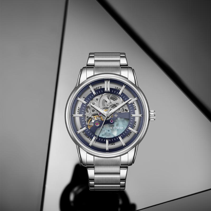 Wristwatches 2021 OCHSTIN Wristwatch Luminous Hands Men's Mechanical Watches Fashion Skeleton Transparent Luxury Watch Automatic Cloc, L-silver gray
Wristwatches 2021 OCHSTIN Wristwatch Luminous Hands Men's Mechanical Watches Fashion Skeleton Transparent Luxury Watch Automatic Cloc, L-silver gray
