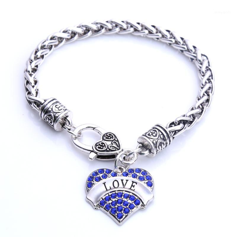 Charm Bracelets Bling Crystal Clear Zircon Pave Heart Love Lobster Claw Bracelet Gift1
Charm Bracelets Bling Crystal Clear Zircon Pave Heart Love Lobster Claw Bracelet Gift1