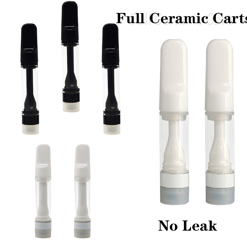 

Full Ceramic Vapes Cartridge Vape Pen Carts Packaging Atomizer USA STOCK 1ML 0.5ml Ceramic-Coil Tip 510 Thread Vape-Cart Oil Vaporizer E Cigarettes