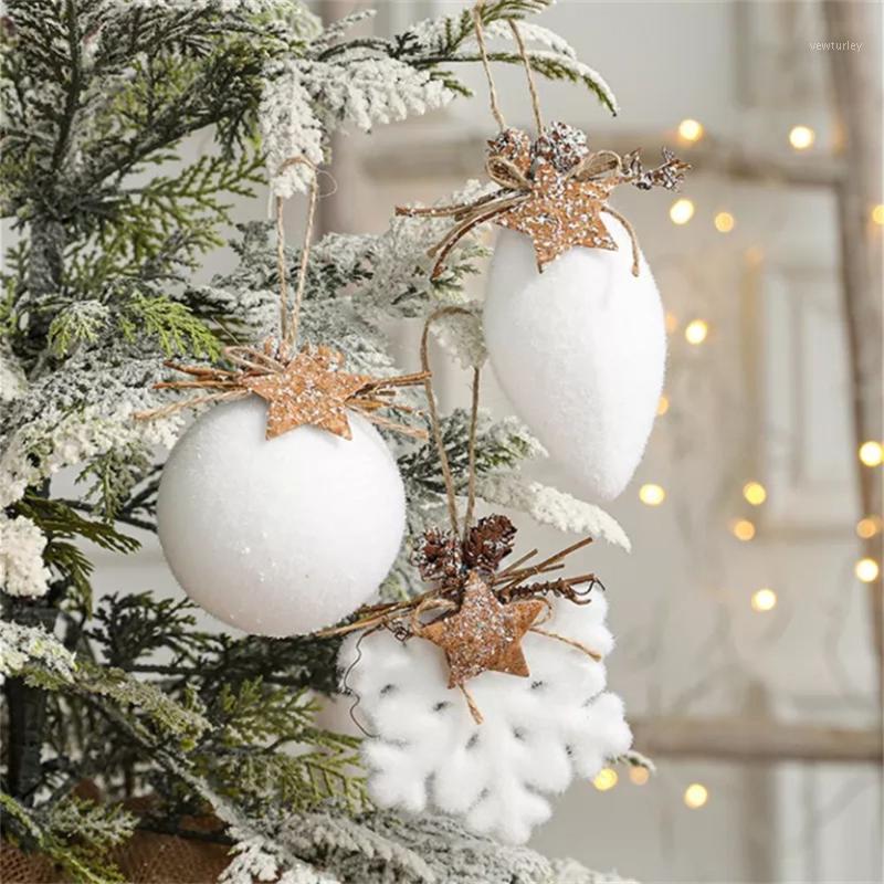 Party Decoration 1Pcs Dia 80MM White Christmas Ball Snowflake Water Drop Bell Tree Decor Ornaments Hanging Pendants Gift Balls
Party Decoration 1Pcs Dia 80MM White Christmas Ball Snowflake Water Drop Bell Tree Decor Ornaments Hanging Pendants Gift Balls