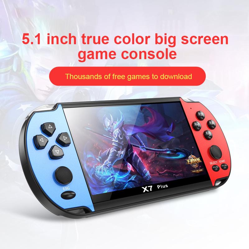 Game Controllers & Joysticks 1pc X7 Plus Video Console 5.1Inch Handheld Player Portable Retro 8Gb Double Rocker For Kids
Game Controllers & Joysticks 1pc X7 Plus Video Console 5.1Inch Handheld Player Portable Retro 8Gb Double Rocker For Kids