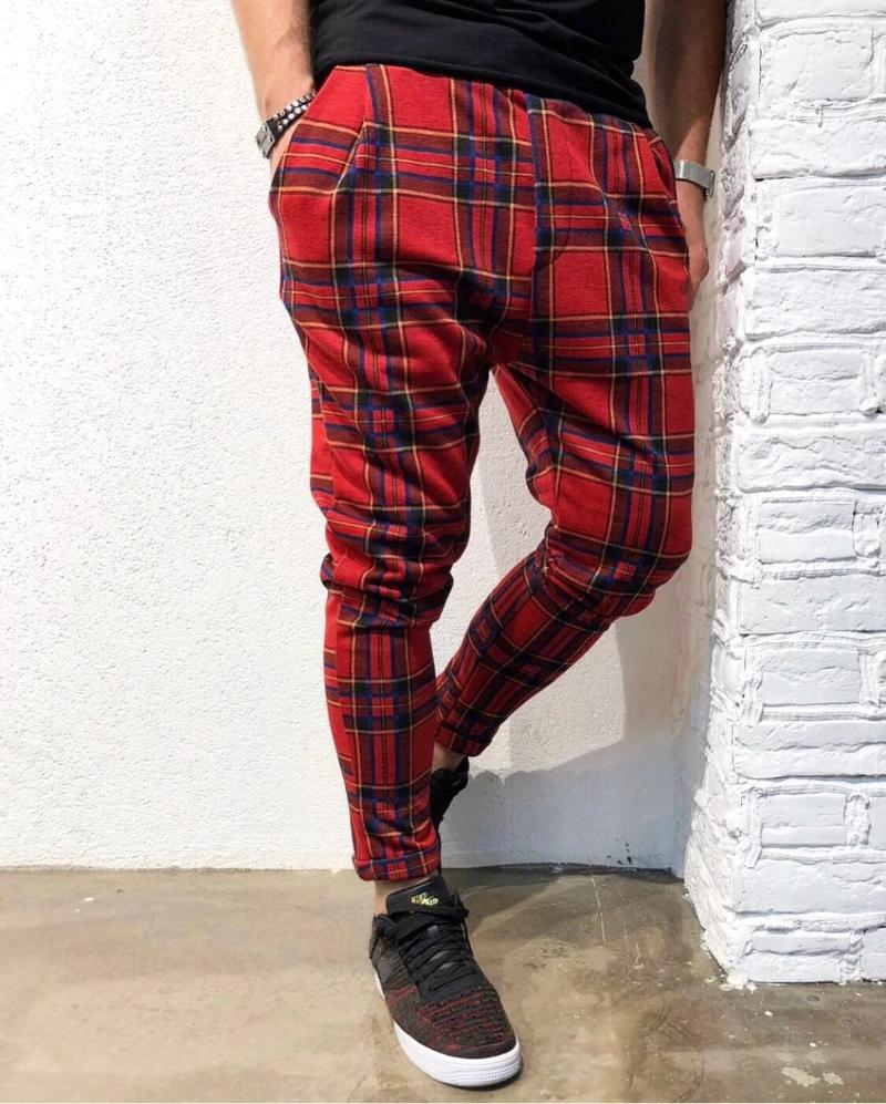 Men's Casual Sports Pants Sweatpants Jogger Cargo Harlan Pencil Trousers