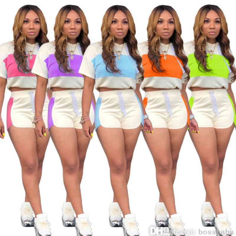 Women Tracksuits Summer 2 Piece Set Fashion Splicing Casual Hooded Shorts Set Designer Cartoon Sport Yoga Pants Outfits 8706, Orange
Women Tracksuits Summer 2 Piece Set Fashion Splicing Casual Hooded Shorts Set Designer Cartoon Sport Yoga Pants Outfits 8706, Orange