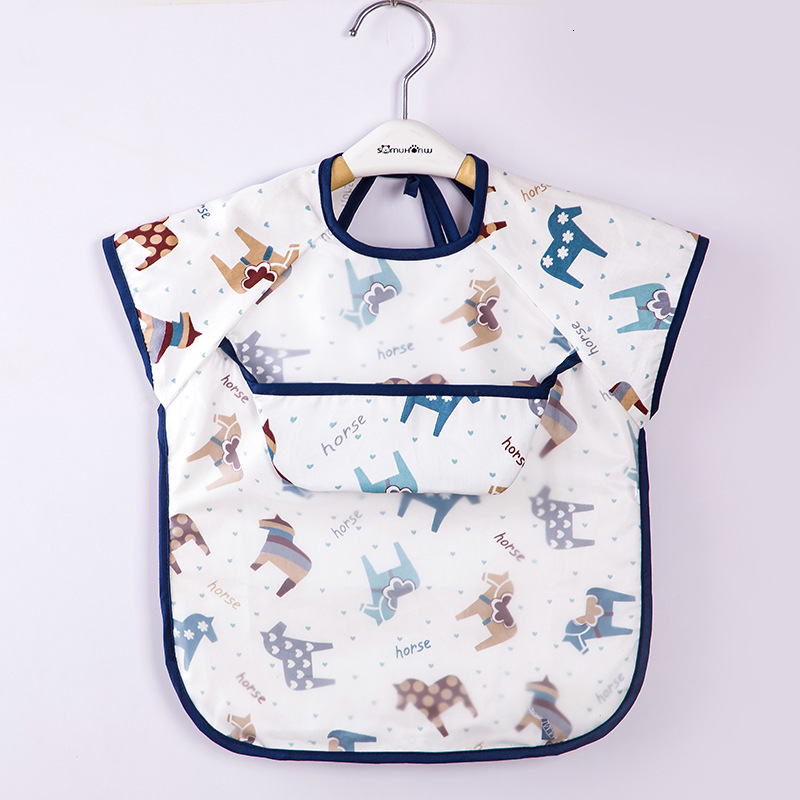 children's coverall sleevels painting waterproof apron eating protective clothing pure cotton dirt proof breathable reverse front pocke
children's coverall sleevels painting waterproof apron eating protective clothing pure cotton dirt proof breathable reverse front pocke