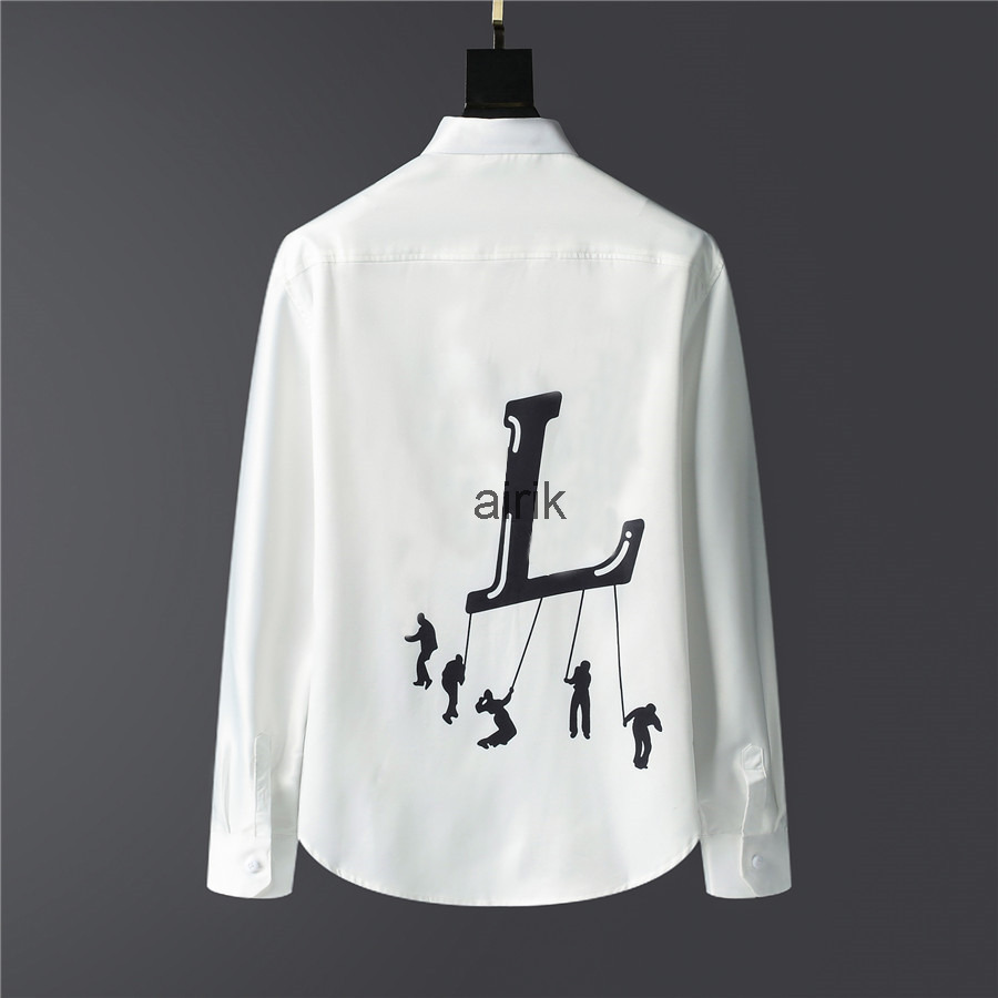 2021 designer luxury mens dress casual print shirts for men long sleeve cotton paris slim fit womens shirt#L254V, 02
2021 designer luxury mens dress casual print shirts for men long sleeve cotton paris slim fit womens shirt#L254V, 02