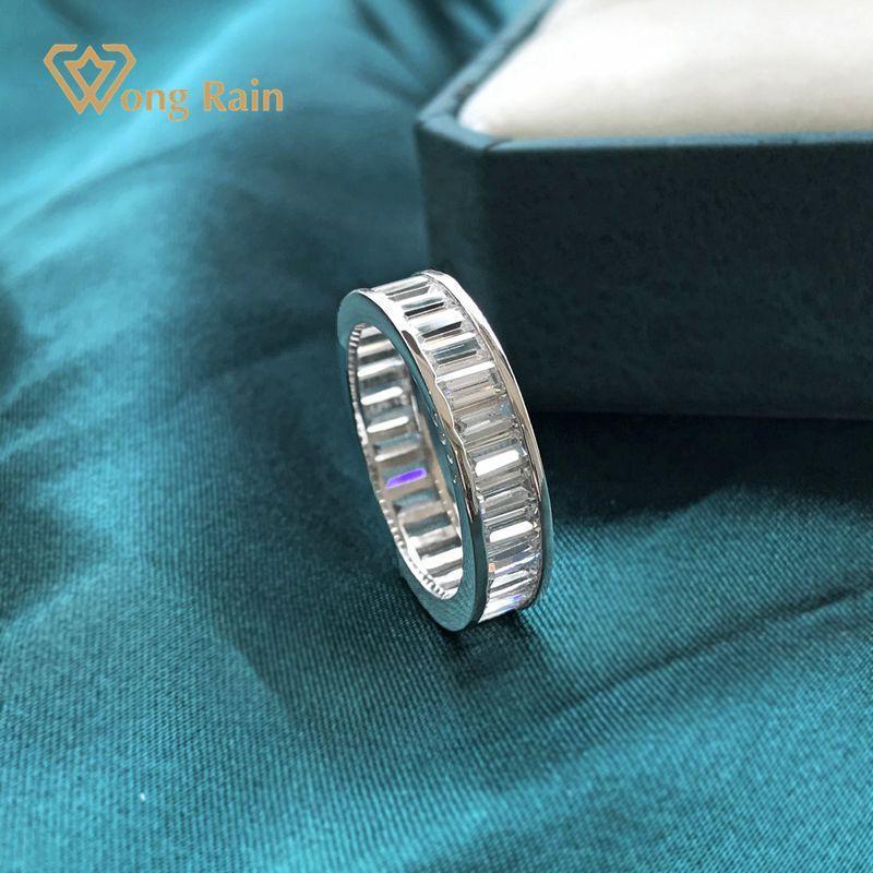 Cluster Rings Wong Rain Classic 925 Sterling Silver Created Moissanite Diamonds Gemstone Wedding Band Romantic Ring For Women Fine Jewelry, Golden;silver
Cluster Rings Wong Rain Classic 925 Sterling Silver Created Moissanite Diamonds Gemstone Wedding Band Romantic Ring For Women Fine Jewelry, Golden;silver