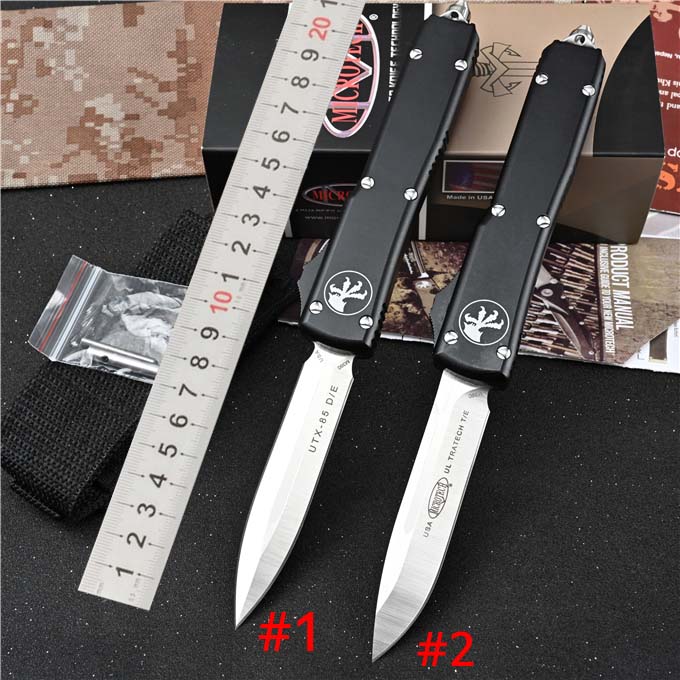 High quality Microtech UTX85 Ultratech UTX-85 UTX-70 UTX70 Knife D2 Blade T6 Aluminum (CNC) Handle Outdoor Camping Knives EDC tool
High quality Microtech UTX85 Ultratech UTX-85 UTX-70 UTX70 Knife D2 Blade T6 Aluminum (CNC) Handle Outdoor Camping Knives EDC tool