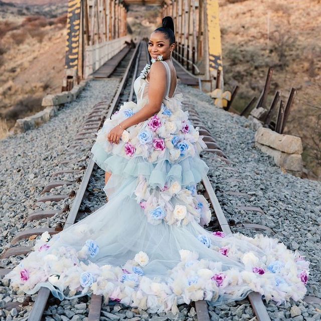 2021 Plus Size Arabic Aso Ebi Colorful Beaded Wedding Gowns Backless Hand Made Flowers Hi-Lo Bridal Dresses ZJ475