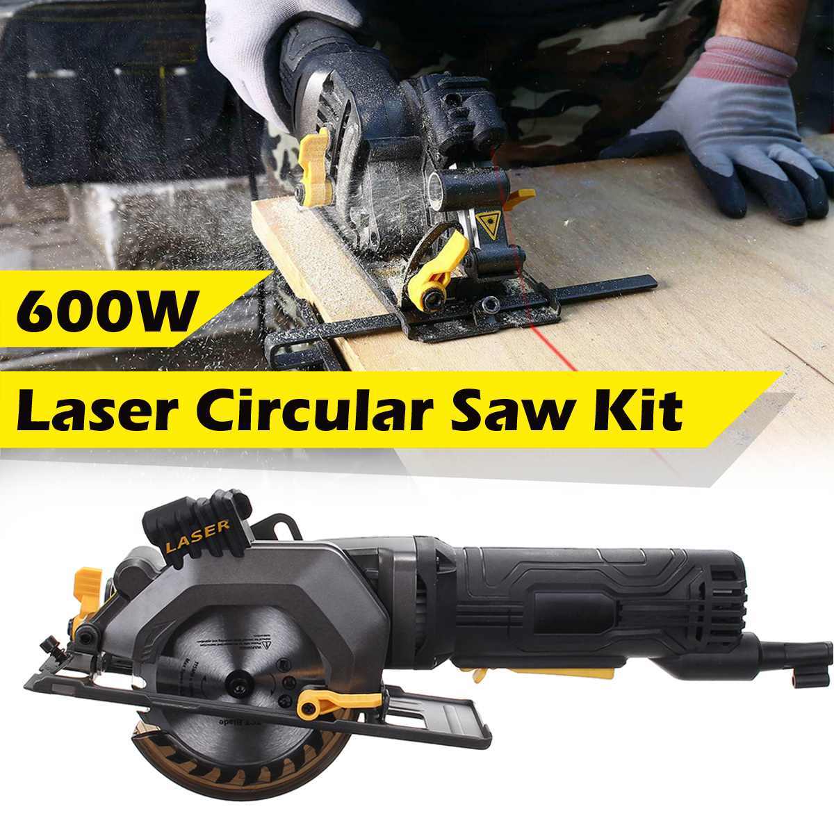 Electric Mini Circular Saw 600W Hand Tool Wood Metal Parallel Guide Attachment Tools with TCT 24T Blade Wrench 210430
Electric Mini Circular Saw 600W Hand Tool Wood Metal Parallel Guide Attachment Tools with TCT 24T Blade Wrench 210430