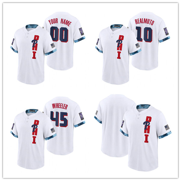 Phillies J.T. Realmuto Zack Wheeler White 2021 Philadelphia All-Star Game Replica baseball Jersey, Black
Phillies J.T. Realmuto Zack Wheeler White 2021 Philadelphia All-Star Game Replica baseball Jersey, Black
