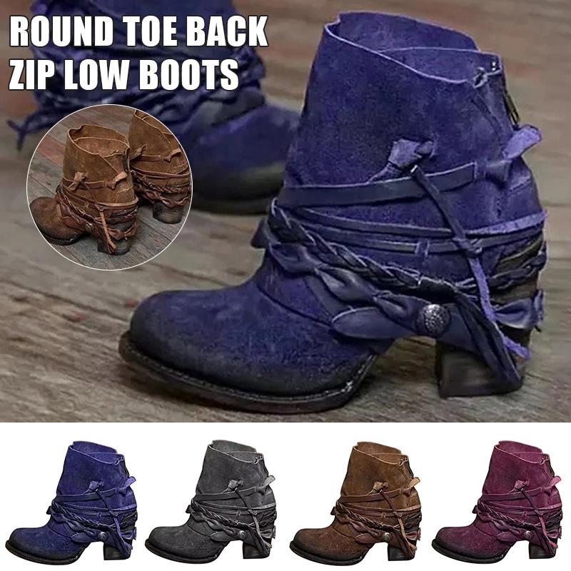 Boots 2021 Autumn Women's Retro Fashion Round Toe Back Zipper Comfortable Short XIN-, Black
Boots 2021 Autumn Women's Retro Fashion Round Toe Back Zipper Comfortable Short XIN-, Black