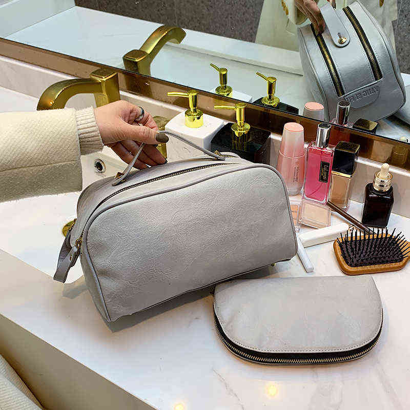 Luxury Brand Cosmetic Bags Cases designer Women Makeup Bag Hanging Bathroom Wash Bag Multifunctional Travel Toiletry Bag 220119, Gray
Luxury Brand Cosmetic Bags Cases designer Women Makeup Bag Hanging Bathroom Wash Bag Multifunctional Travel Toiletry Bag 220119, Gray