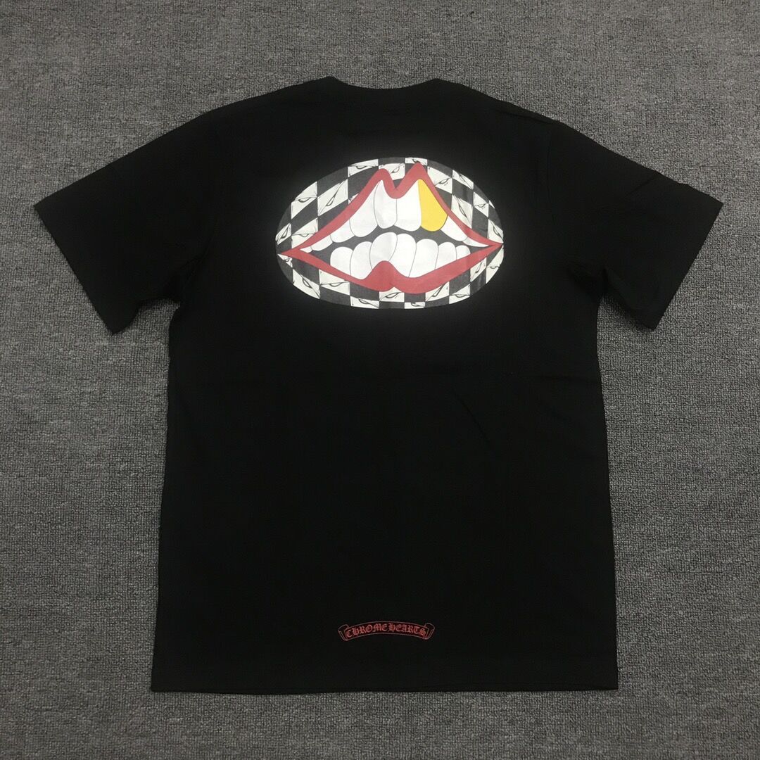 Chrome Trend Hearts Fashion 2021 New Brand Croxin Short Sleeve Print Graffiti Luminous Mouth Large Loose Men's and Women's Lovers T-shirt, White;black
Chrome Trend Hearts Fashion 2021 New Brand Croxin Short Sleeve Print Graffiti Luminous Mouth Large Loose Men's and Women's Lovers T-shirt, White;black