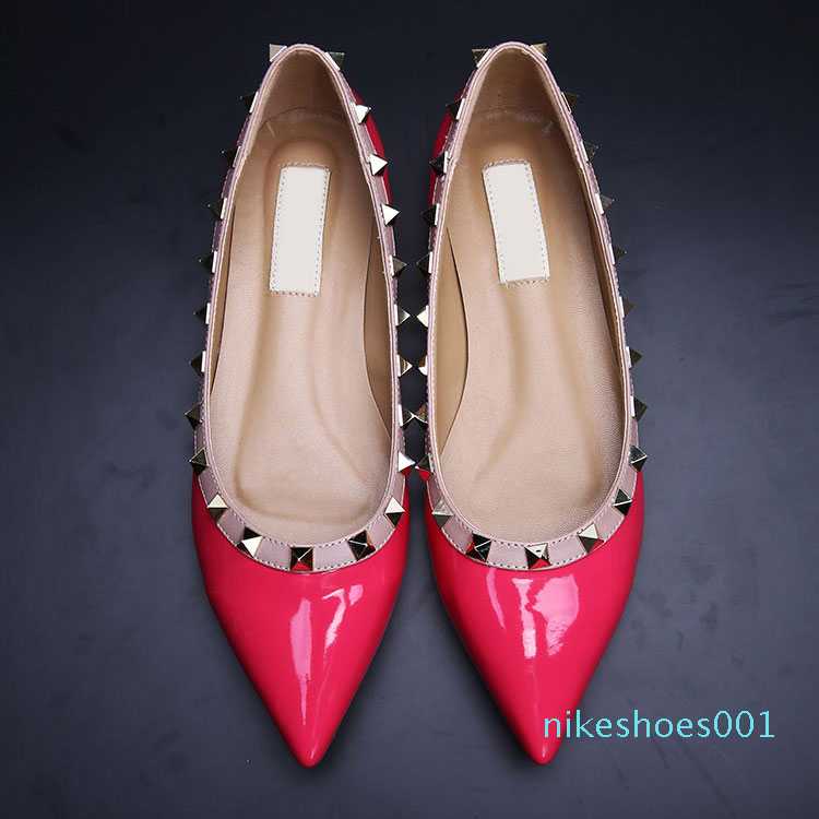 sale! b050 34/40/41/42/43 genuine leather stud ballerina flats shoes blue black nude red yellow rose pink fashion women xz1
sale! b050 34/40/41/42/43 genuine leather stud ballerina flats shoes blue black nude red yellow rose pink fashion women xz1