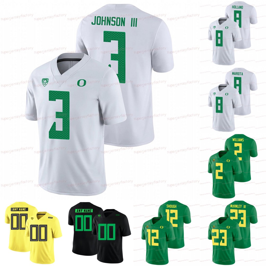 Oregon Ducks Football Jersey NCAA College Marcus Mariota Justin Herbert CJ Verdell Travis Dye Johnny Johnson III Kayvon Thibodeaux Mycah Anthony Brown, Black youth s-xl
Oregon Ducks Football Jersey NCAA College Marcus Mariota Justin Herbert CJ Verdell Travis Dye Johnny Johnson III Kayvon Thibodeaux Mycah Anthony Brown, Black youth s-xl