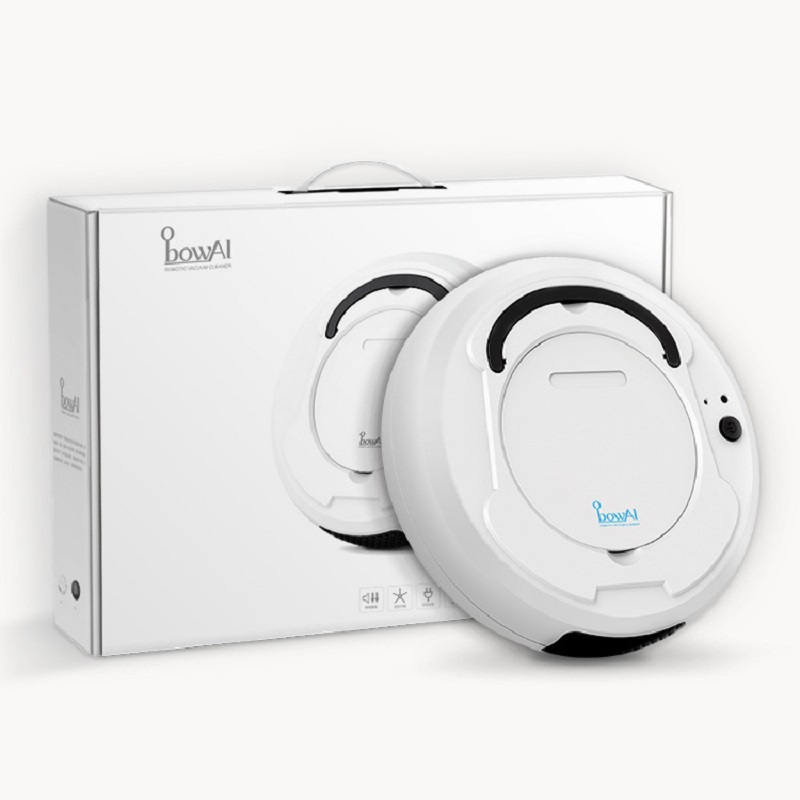 bowAI Robot Vacuum Cleaner Wireless for Home Upgraded Smart Household Sweeper Powerful Cleaning Nail Dust Wet and Dry Mop 3 in 1 o