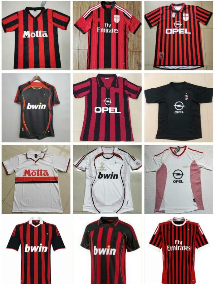 2004 2005 2007 2009 2011 AC Milan Vinatge GULLIT Retro Soccer Jersey MALDINI INZAGHI RONALDO BAGGIO BOBAN BARESI WEAH Football Shirt Kits, Ivory
2004 2005 2007 2009 2011 AC Milan Vinatge GULLIT Retro Soccer Jersey MALDINI INZAGHI RONALDO BAGGIO BOBAN BARESI WEAH Football Shirt Kits, Ivory