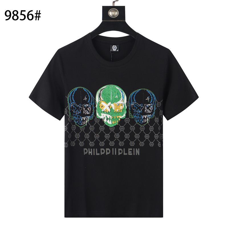 PHILIIPLEIN Men's Tees & Polos 2021 summer new fashion men's T-shirt high quality luxury round neck short sleeve shirt size: M-3XL, White
PHILIIPLEIN Men's Tees & Polos 2021 summer new fashion men's T-shirt high quality luxury round neck short sleeve shirt size: M-3XL, White