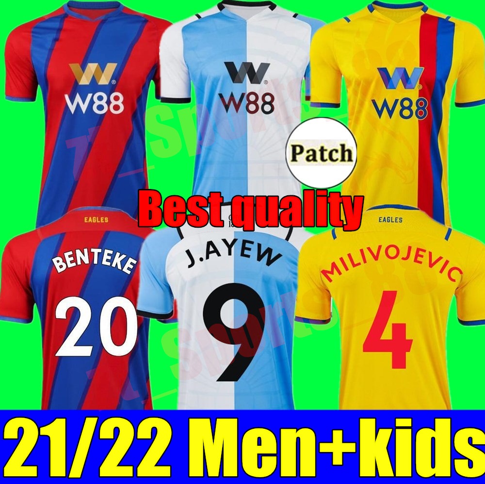 21 22 crystal Soccer Jerseys Zaha MILIVOJEVIC TOWNSEND SAKHO BENTEKE MATETA EZE McARTHUR CPFC Palace 2021 2022 adult men kids Kits sock Full sets Football Uniforms, Kids away+league patch
21 22 crystal Soccer Jerseys Zaha MILIVOJEVIC TOWNSEND SAKHO BENTEKE MATETA EZE McARTHUR CPFC Palace 2021 2022 adult men kids Kits sock Full sets Football Uniforms, Kids away+league patch