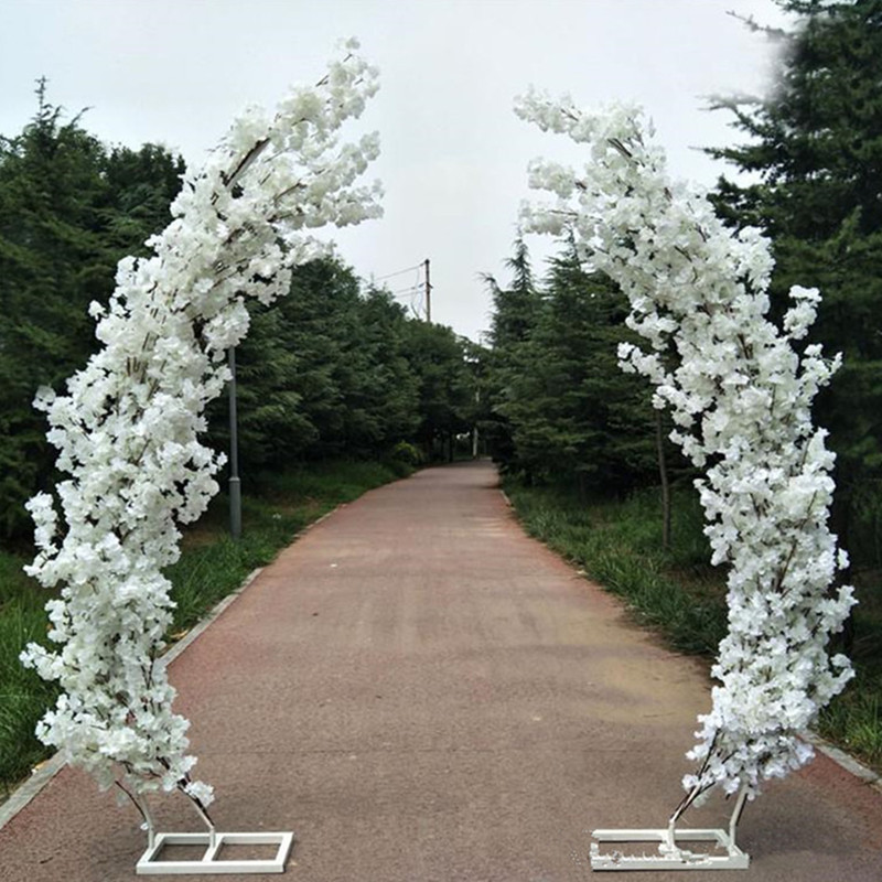 Romantic Wedding Decoration Cherry Blossom Arch Door Road Lead Moon Shaped Arches Shelf with Artificial Flower Set For Party Backdrop Supplies
Romantic Wedding Decoration Cherry Blossom Arch Door Road Lead Moon Shaped Arches Shelf with Artificial Flower Set For Party Backdrop Supplies