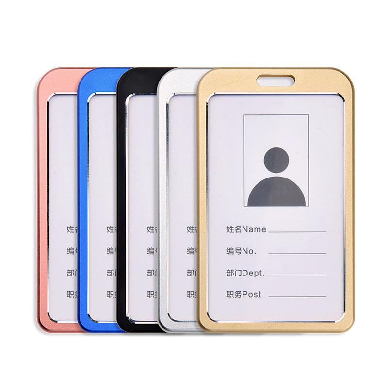 Card Holders 1set Aluminum Alloy Staff ID Work Cover Case Badge Holder With Retractable Reel Lanyard Pass Bus Sleeve
Card Holders 1set Aluminum Alloy Staff ID Work Cover Case Badge Holder With Retractable Reel Lanyard Pass Bus Sleeve
