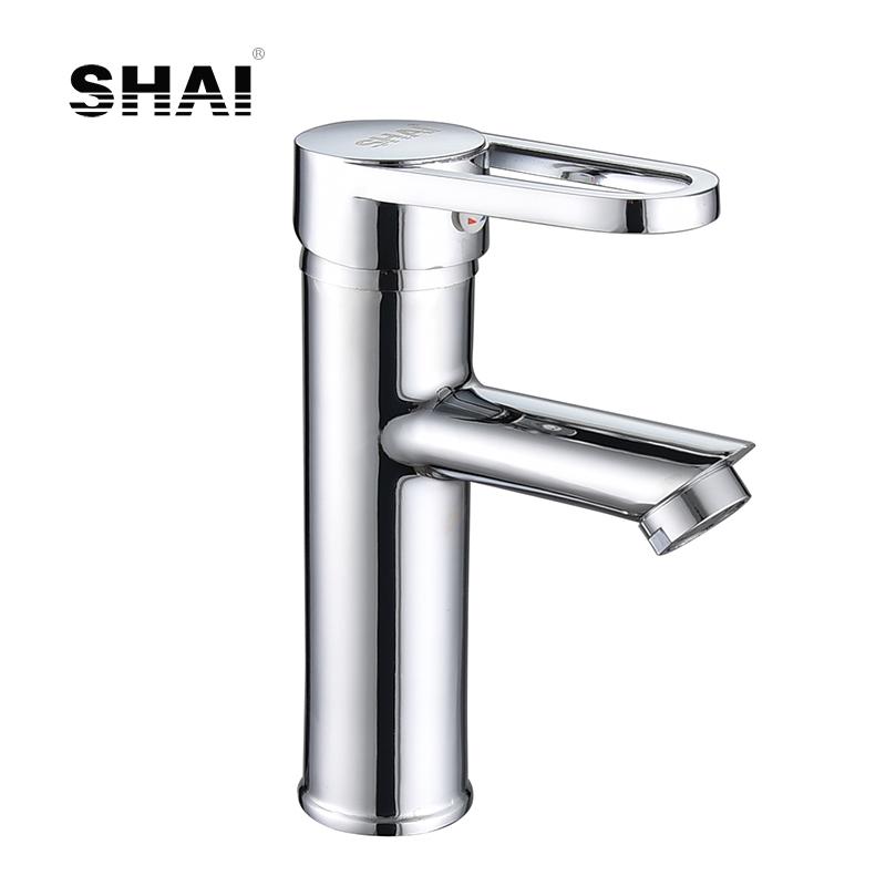 Bathroom Sink Faucets SHAI Single Handle Basin Faucet Brass Vessel Chrome Finish Cold And Water Mixer SH2713
Bathroom Sink Faucets SHAI Single Handle Basin Faucet Brass Vessel Chrome Finish Cold And Water Mixer SH2713