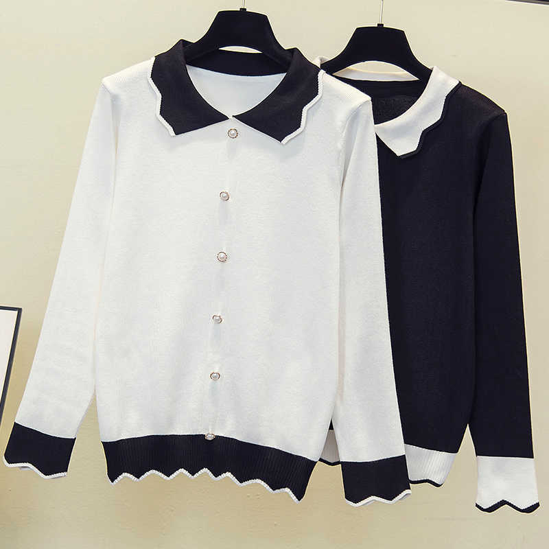 Oversized Sweater Women Chic thin Sweater Female Knitted Pullovers Spring Autumn Long Sleeve Tops Basic plus size 210604, White
Oversized Sweater Women Chic thin Sweater Female Knitted Pullovers Spring Autumn Long Sleeve Tops Basic plus size 210604, White