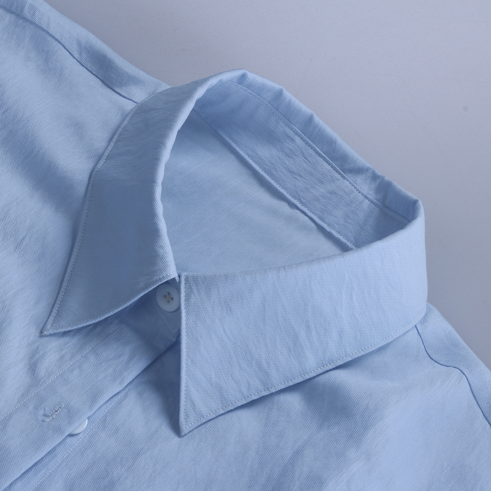 Summer two piece sets Women's solid color single-breasted short-sleeved shirt shorts loose fashion casual suit 210508